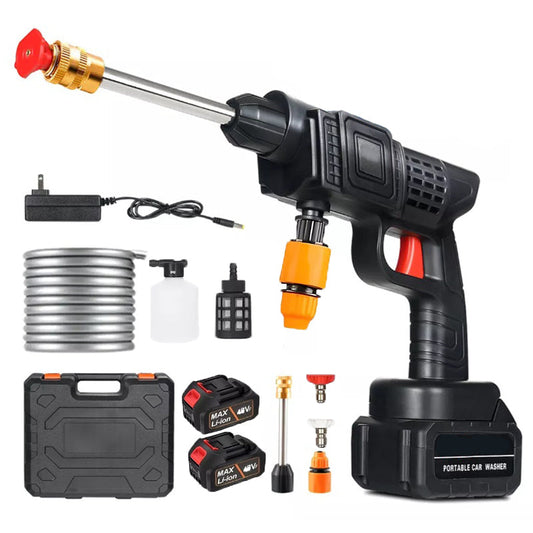 Hidrolavadora Recargable 48V con 2 baterías - limpieza a presión para hogar
