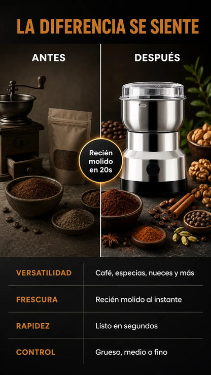 Molino De Cafe Electrico Multifuncional