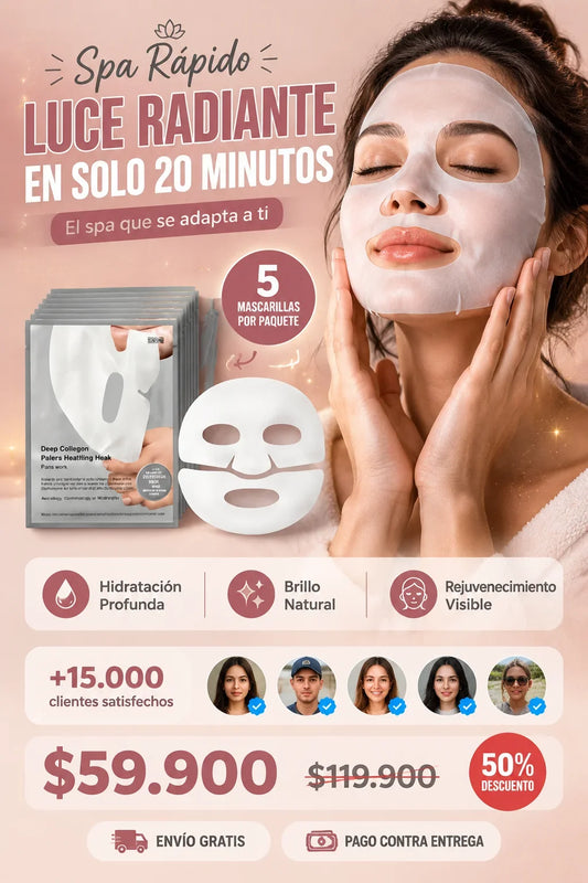 Mascarilla De Colageno X5