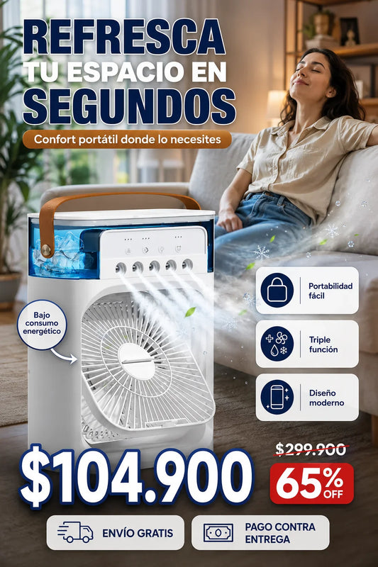 FreshBreeze Pro — Climatizador Portátil 3 en 1